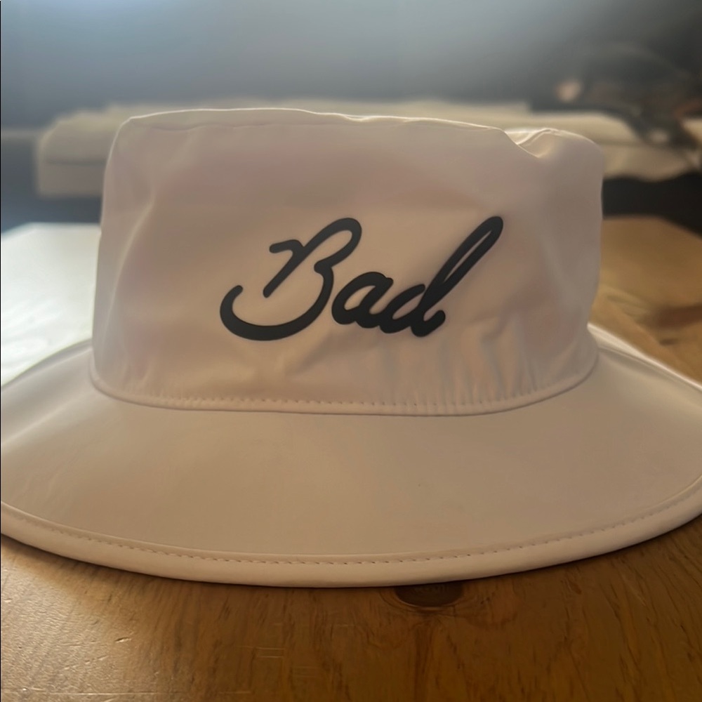 Bad Birdie White Bucket Hat